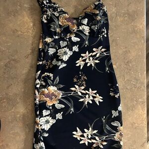 Floral Navy Dress